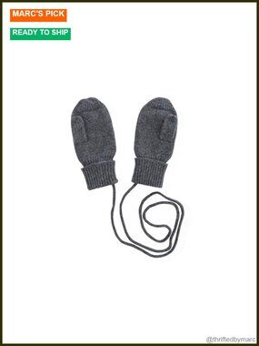 100% Cashmere Baby & Kids Mittens with Thumb, Warm Winter Gloves